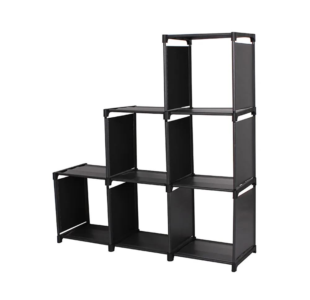 Metal Pipe Shelf Open Bookcase Home Floating Storage Book Shelves for Living Room