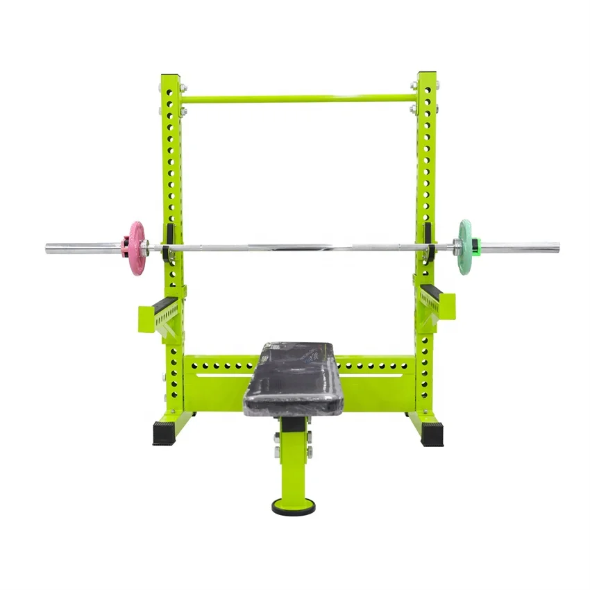 Commercial Gym fitness Equipment Adjustable Powerlifting Press Weight Squat Combo Rack