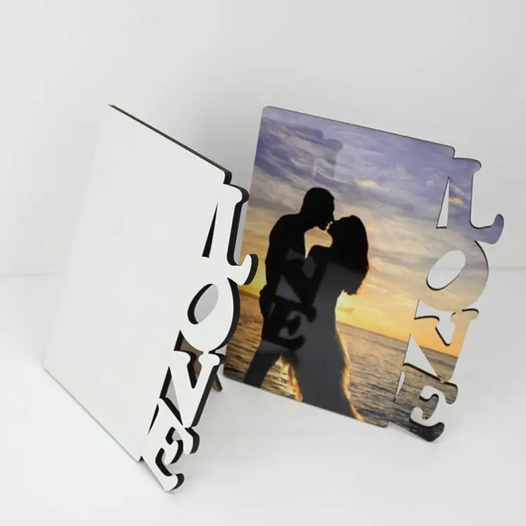 397 Custom Home Decor Engraving 3D letter LOVE Desktop DIY Photo sublimation Thermal Transfer Printing Blank Wood Decoration