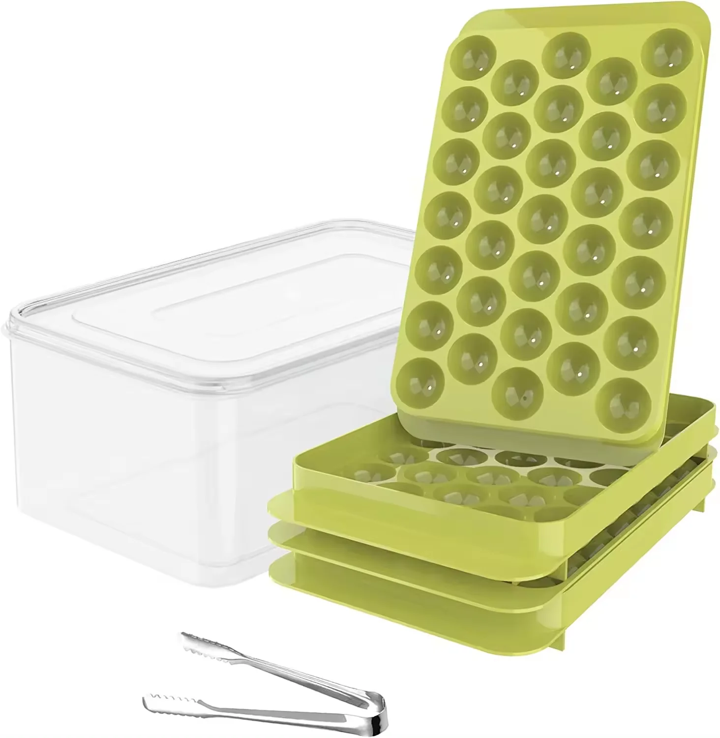 Reusable Ice Cube Tray Maker silicone Food Grade Ice Ball Maker Mold silicon home made ice block moulds