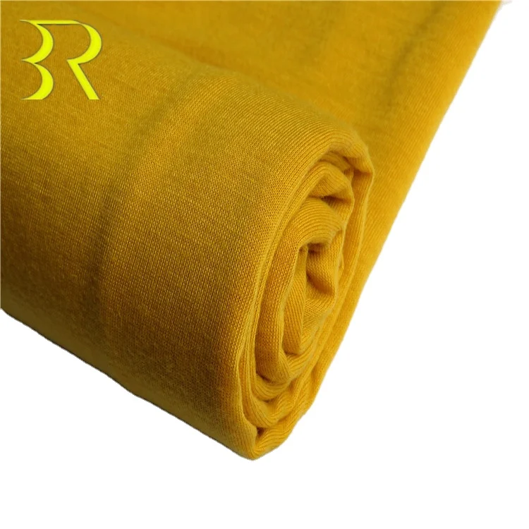 
Oekotex-100 Combed Knitting Plain Dyed Single Jersey Supima Cotton Fabric for T-shirt 