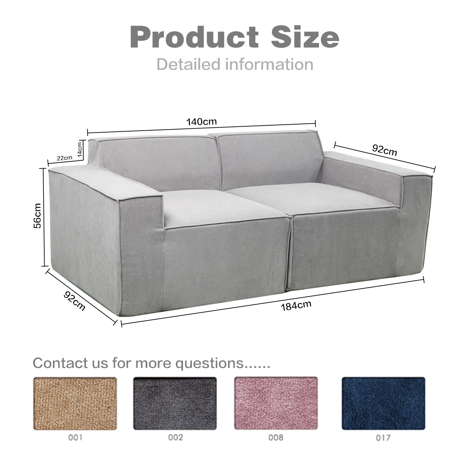 Luxurious single memory foam couch Practical professional modern modular sectional sofa sofa kids for bedroom and living room