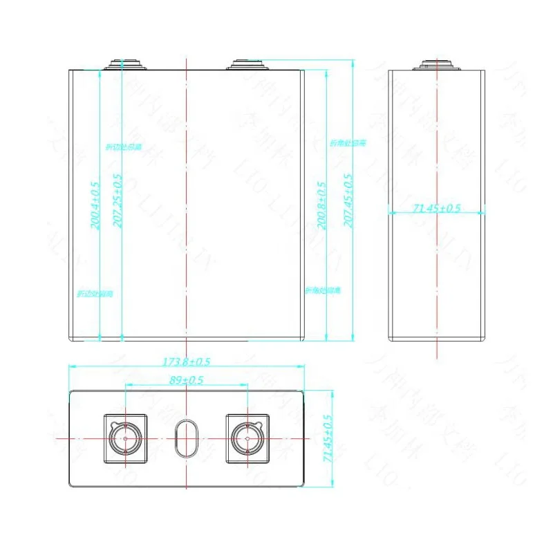 Full New Lishen Rechargeable 3.2V 280Ah 272Ah Lifepo4 Lithium Battery