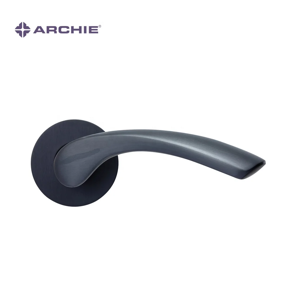 ARCHIE High Quality Indoor Door Handles Wood Door Handle Set With Lock