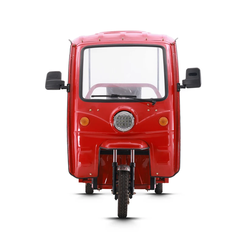Factory high quality 1000W 60V auto rickshaw 3 wheel Tuktuk tricycle with strong power taxi electric tricycles for passengers