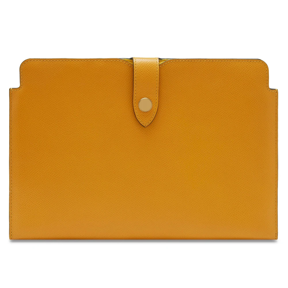 11 дюймовый тонкий кожаный чехол для ноутбука sафьяно под заказ, женская сумка на молнии для планшета