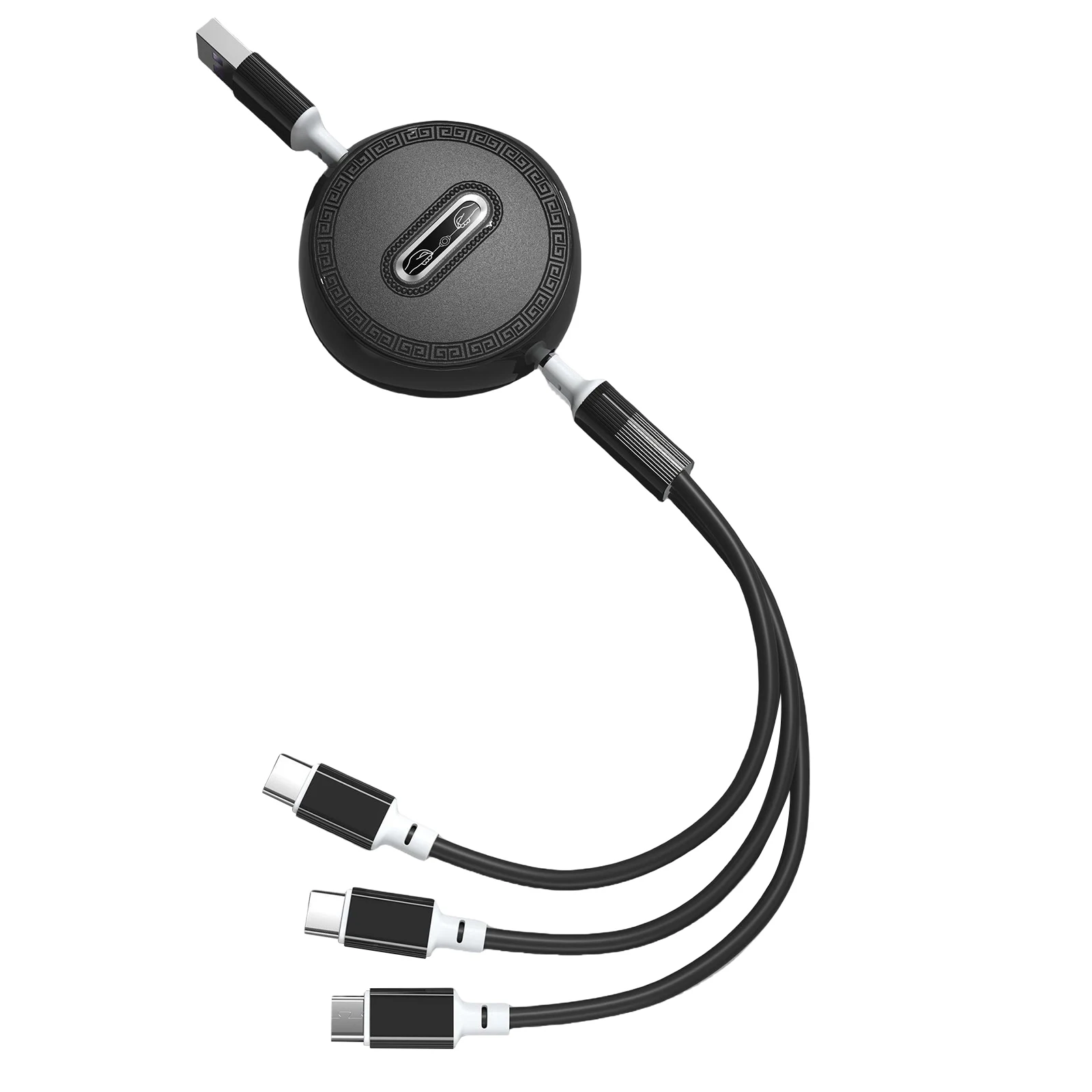 2025 подарки для компаний 3 в 1 зарядный шнур Multi USB кабель Выдвижной к разъемам Type C/Micro/USB/L порт