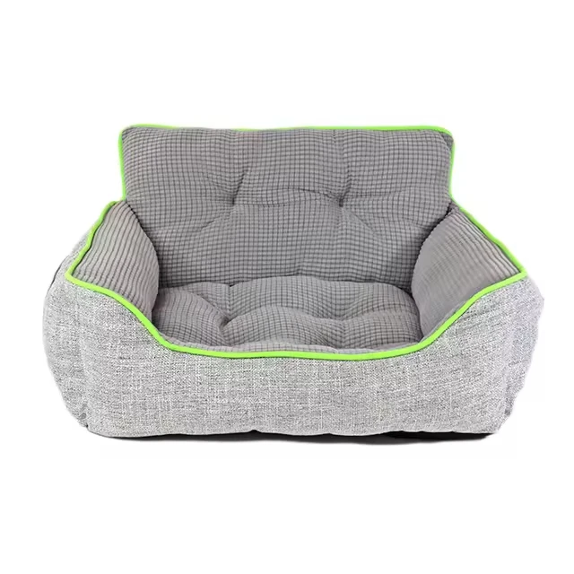 2024 Hot Sale Yiwu Agent Wholesale popular Soft Warm pet bed sofa-style orthopedic pet dog bed dog car seat