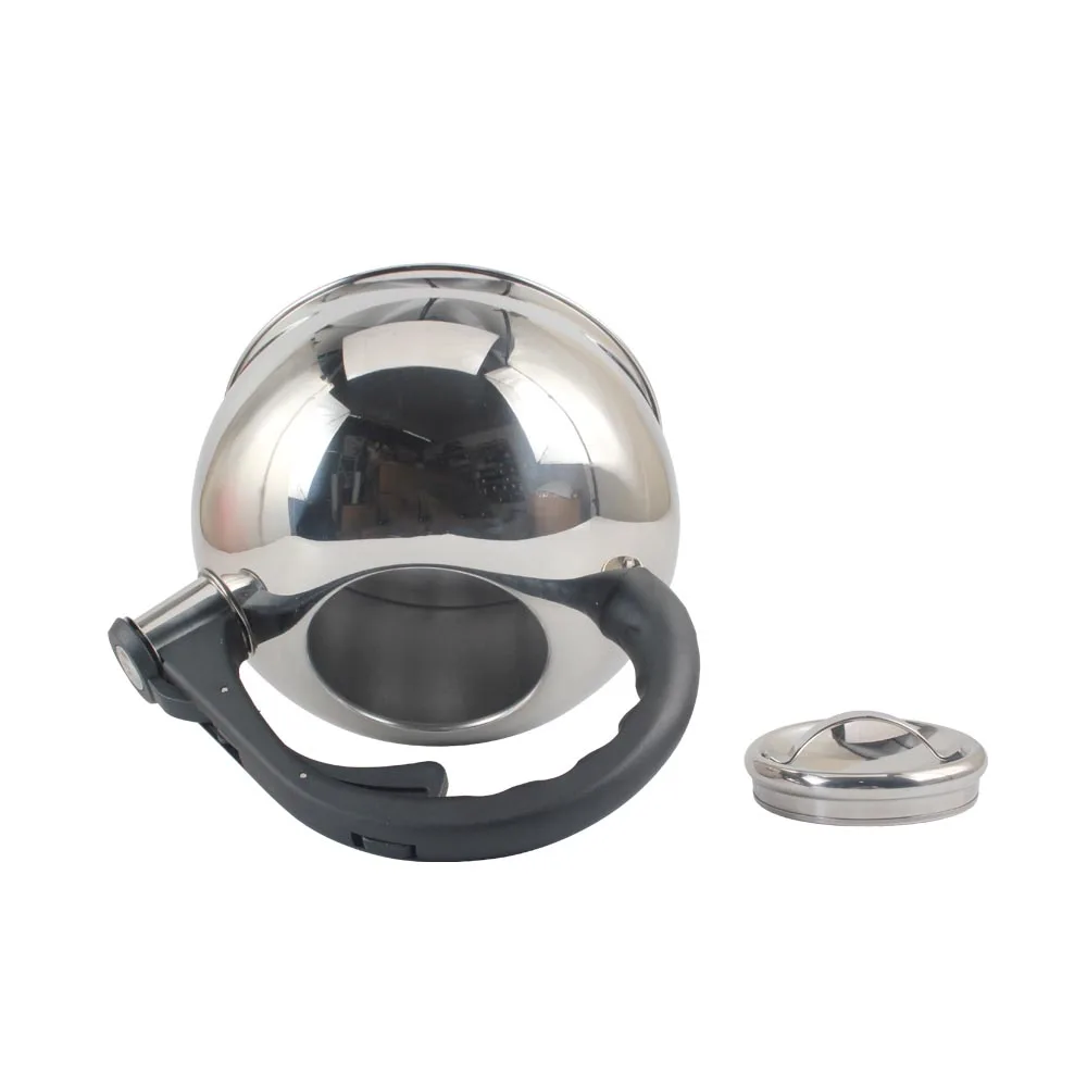 Stove Top Whistling Tea Kettle - Food Grade Stainless Steel Teapot with Cool Touch Ergonomic Handle