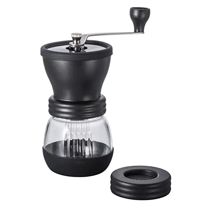 Wholesale Ceramic Skeleton Hand Grinder Coffee Mill, Black