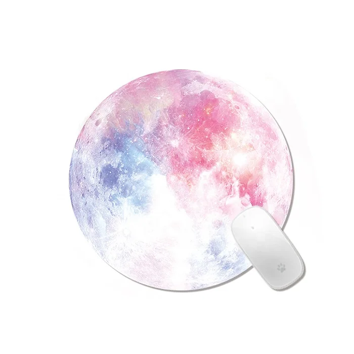 Cheapest Price 3D PVC/EVA Mouse Mat Round Mouse Pad