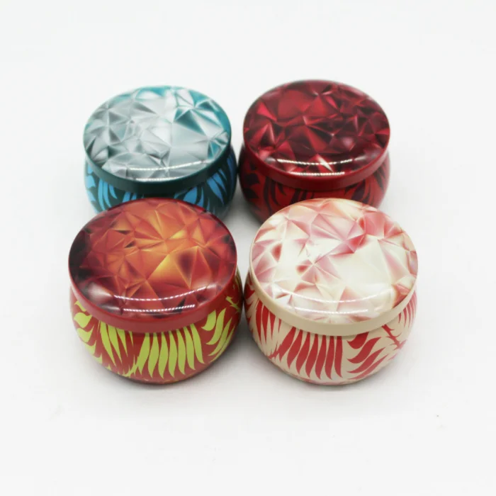tin cans rose sugar canning round jar for candles metal tin can