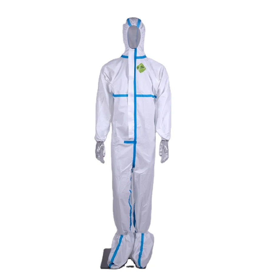 TTK Medical Disposable  PP Gown Isolation Non Woven Protective Suit