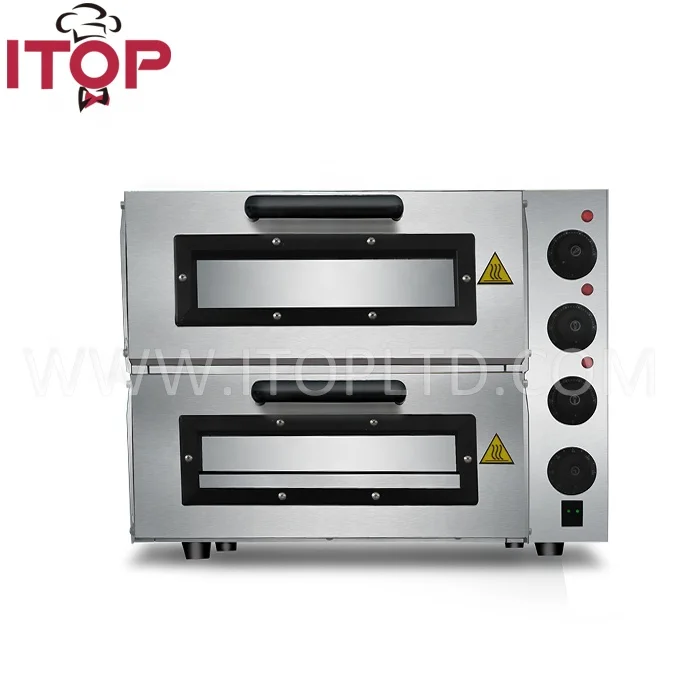 2 LAYERS ELECTRIC PIZZA OVEN Electric Pizza Oven Commercial Restaurant Used