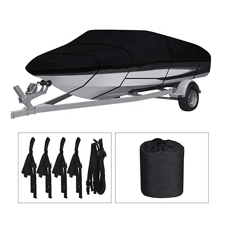 Customized Durable Waterproof 600D Oxford Jon Boat Cover