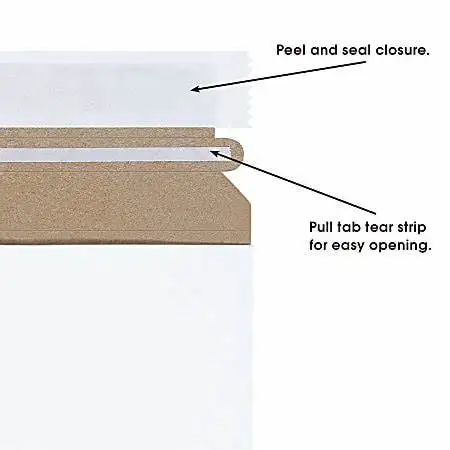 Custom Printed Cardboard Mailer Envelopes C5 Envelopes Self Seal Stay flats Plus Express Pouch Mailers Envelope