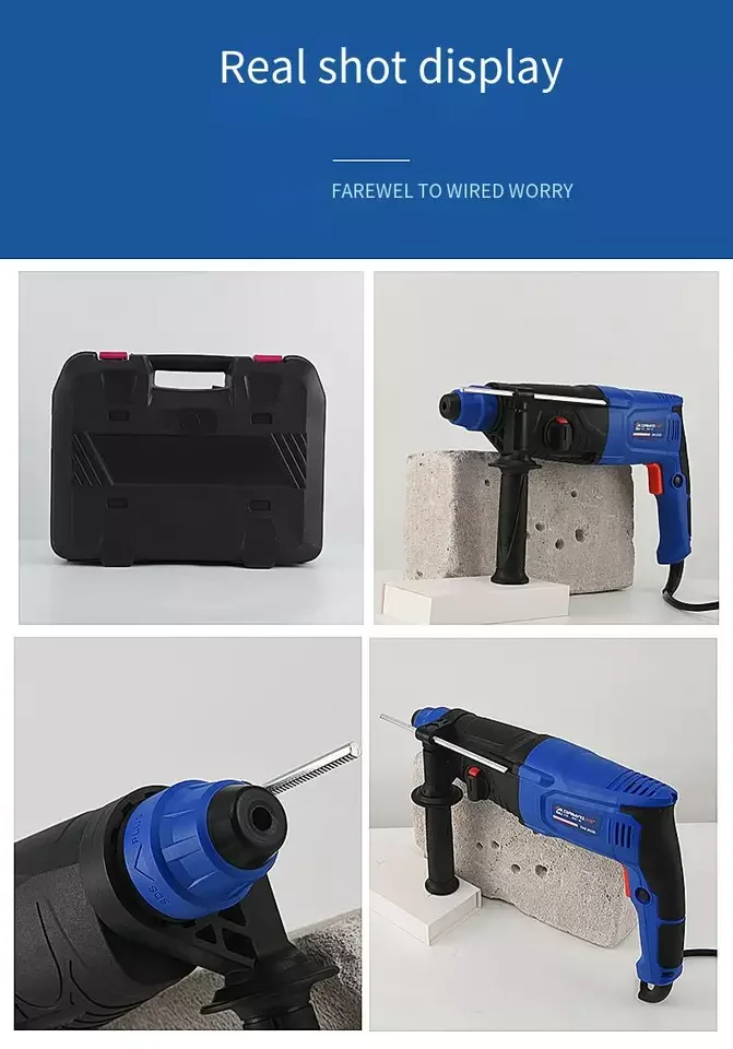 MRY 850W 5300r/min 220v electric power rotary hammer drill machine mobile electric rotary hammer