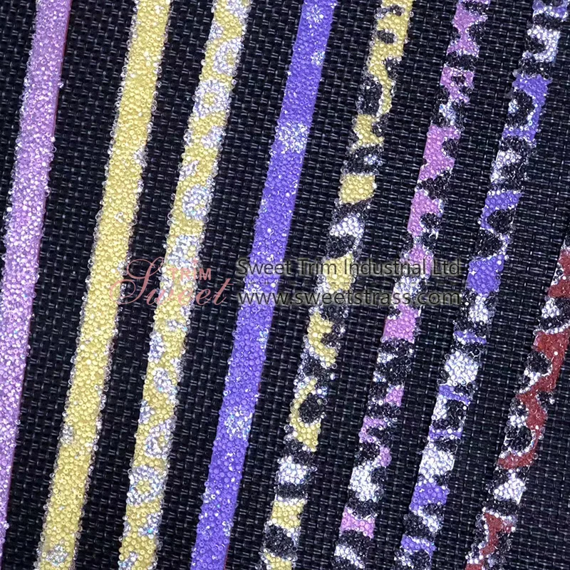 6mm DIY Hat Shoes Sew Clothes Accessory Tube Rhinestone Trims Glitter Jewelry Decor Cords Colorful Sequins Rope