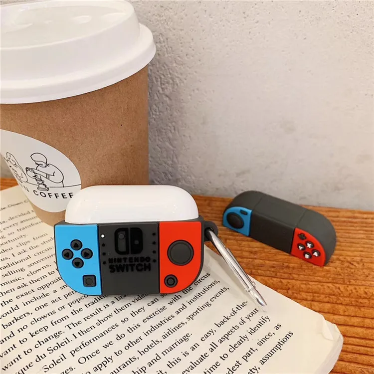 2021 New Wholesale 3D Gameboy Cute Protector with Hook Soft Silicone Case Cover for Airpods Pro for Airpods 1 2 Pro