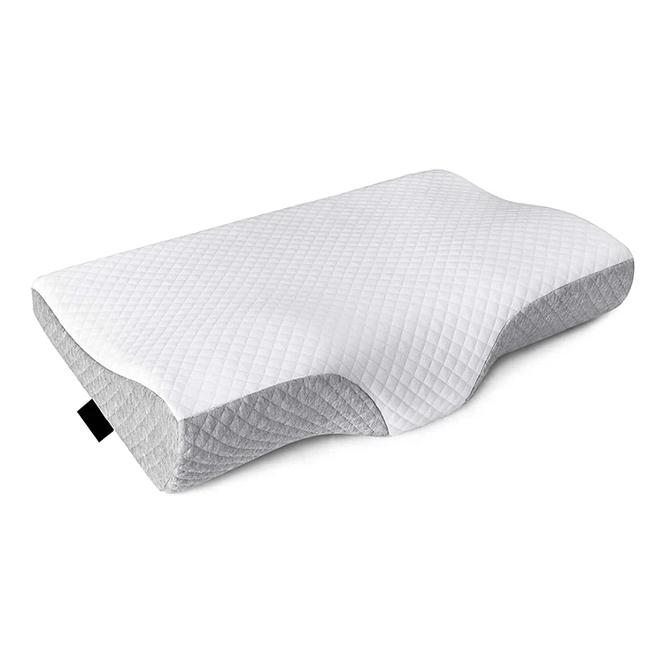 Bamboo Pillows for Sleeping Memory Foam Pillow Orthopedic Chinese Custom logo Back Pillow for Bed