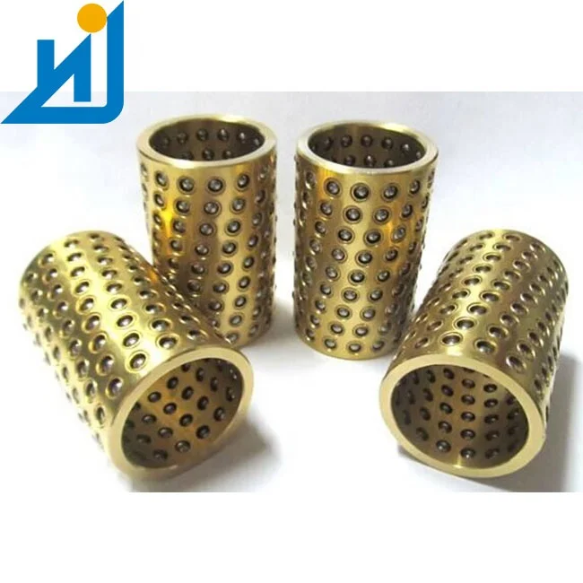 Aluminum brass POM steel ball bushing Bearing ball cage 28*60mm