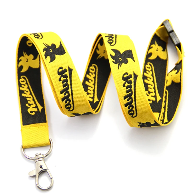 High Quality Bulk Cheap Custom Polyester Blank Logo Personalized Lanyard With Metal Clip