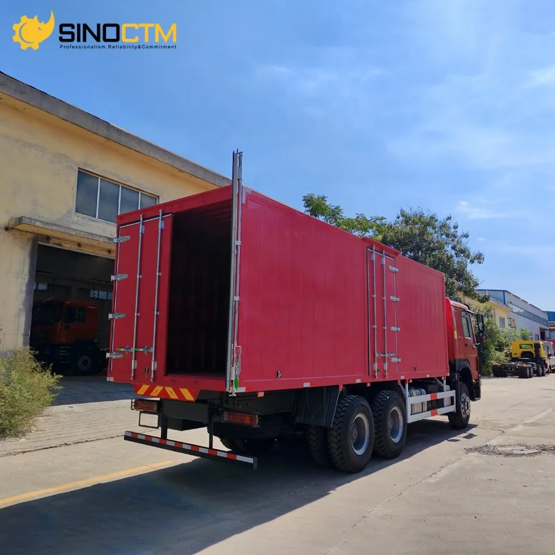 Грузовик Sinotruk Howo 400 л.с. 6 х4 30 тонн грузовой фургон стальной контейнеровоз