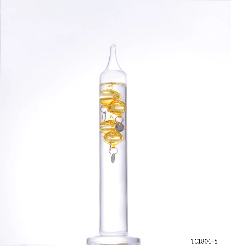 Unique Beautiful Ornaments Galileo Thermometers Glass Balls Tags Floating Glass Art Gifts Home Decoration