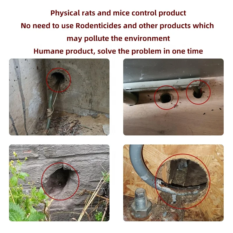 Rodent Proof Metal Wire Mesh Roll Mouse Control Steel Wool Rat Hole Fill Fabric