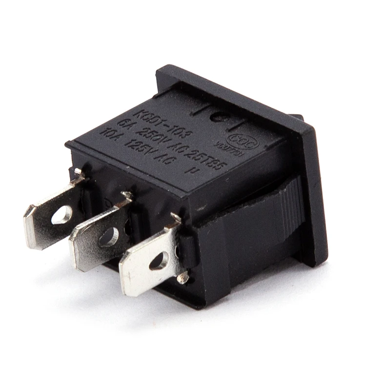 KCD1-103 6A 250VAC переключатель 3PIN вкл/выкл на кулисный