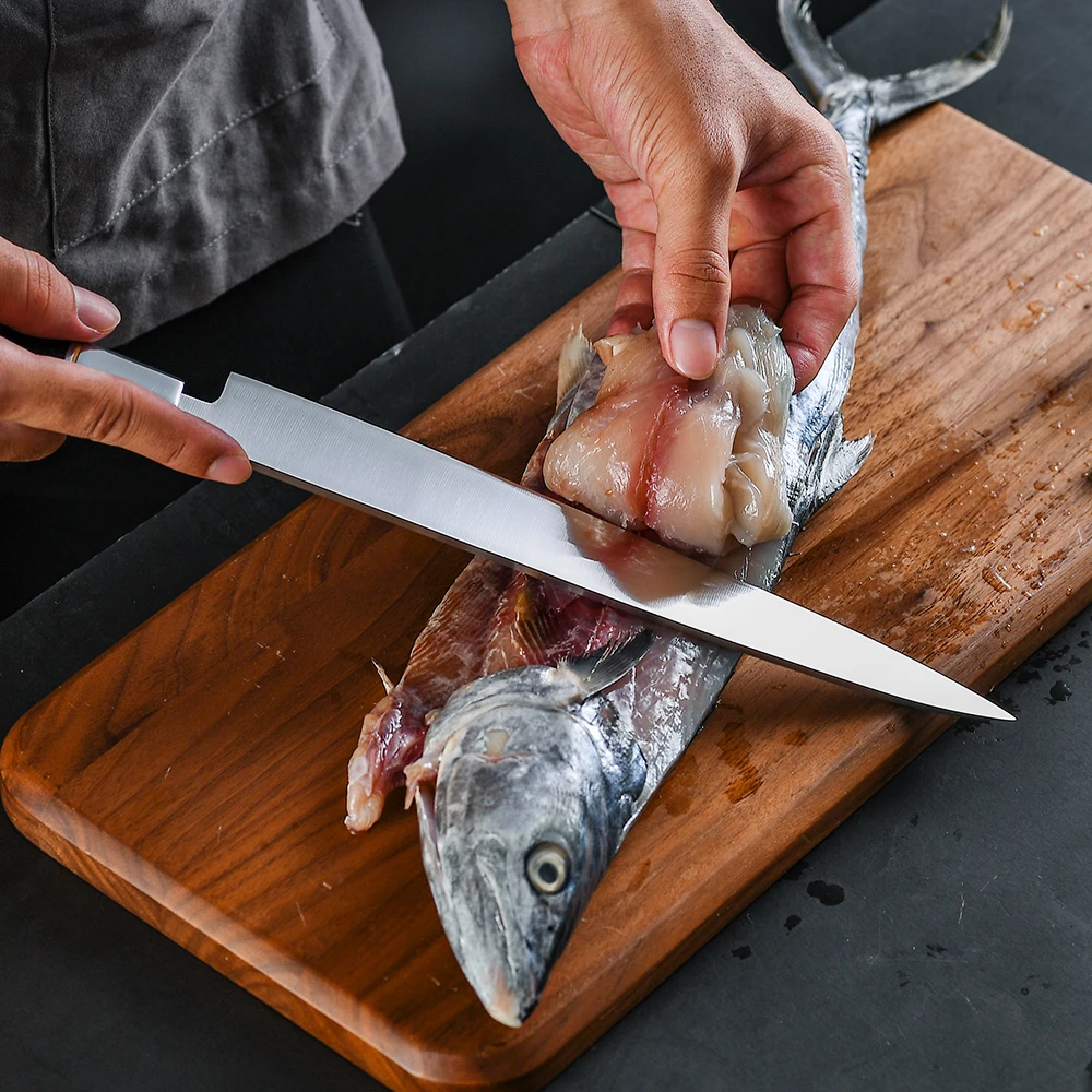 Professional 11 inch 5CR15 Stainless Steel Japanese Yanagiba Chef Sushi knife