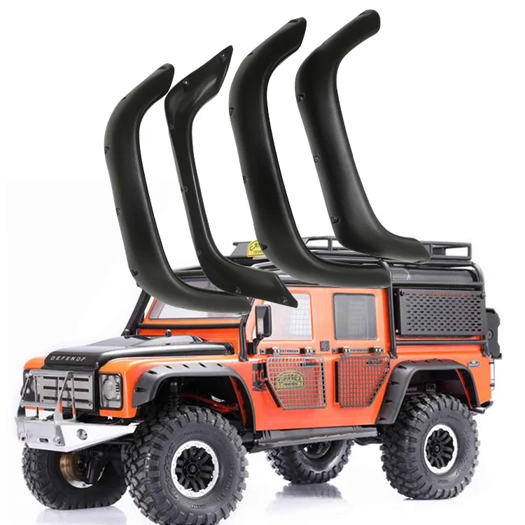 FFD76 широкие колеса крыла вспышки матовый черный для защиты TD4/TD5 Универсальный ABS 3 месяца OEM стандарт текстурированный 10 комплектов блистер