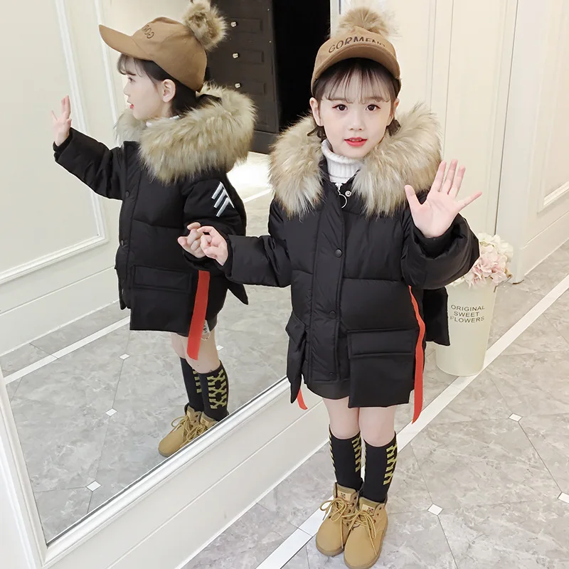 
Custom down jacket kids down sweater stocked zipper white duck down jacket for kids girl coat 