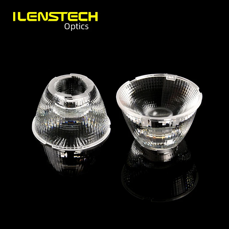OEM Customized High Power Lights Projector Lens 62mm 36 Degree COB Lens PMMA Acrylic Lens Optics