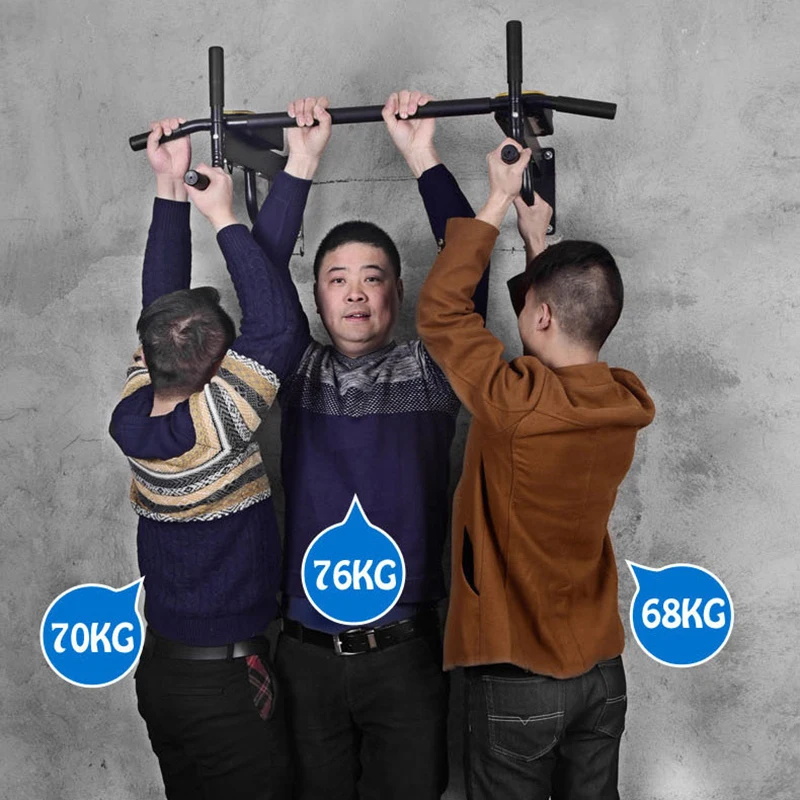 
Multifunctional Wall Mount Pull Up Bar Home Exercise Equipment Wall Mounted Chin Up Bar Foam Leg LIft Wide Grip Pull Up Bar 