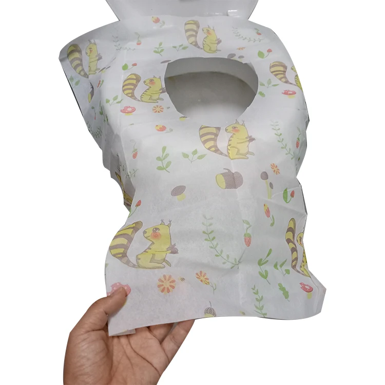 Toilet seat cover paper disposable hygienic toilet seat cover non woven