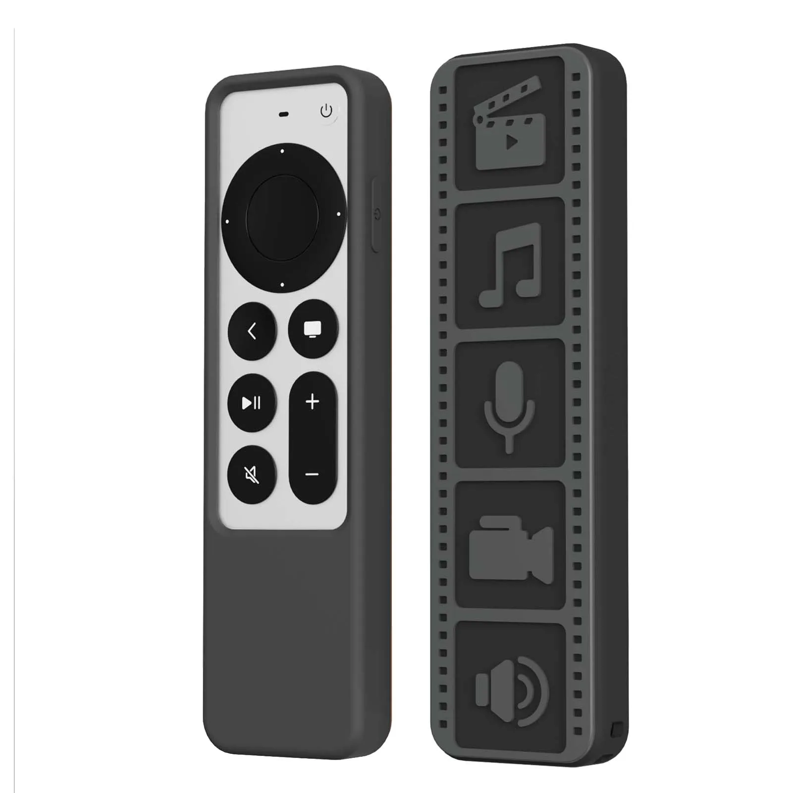 Silicone Remote Case for Apple TV 4K 2nd Gen 2021 Siri Remote Anti-Slip Durable Silicone Cover  Protective Sleeve Remote Case