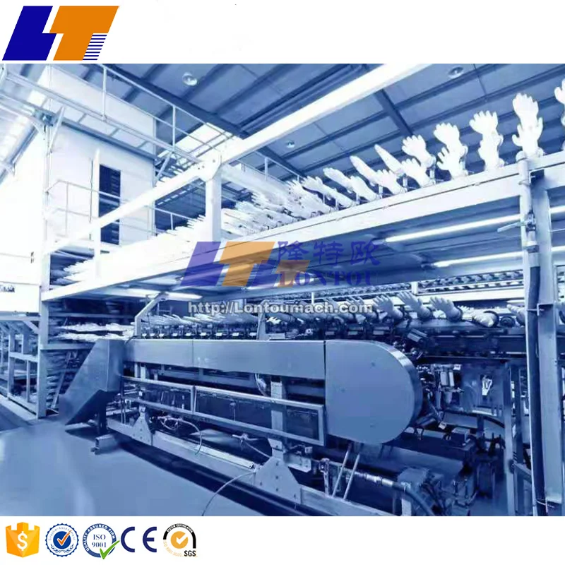 Fully automatic and efficient production line of nitrile gloves/medical latex gloves making machine