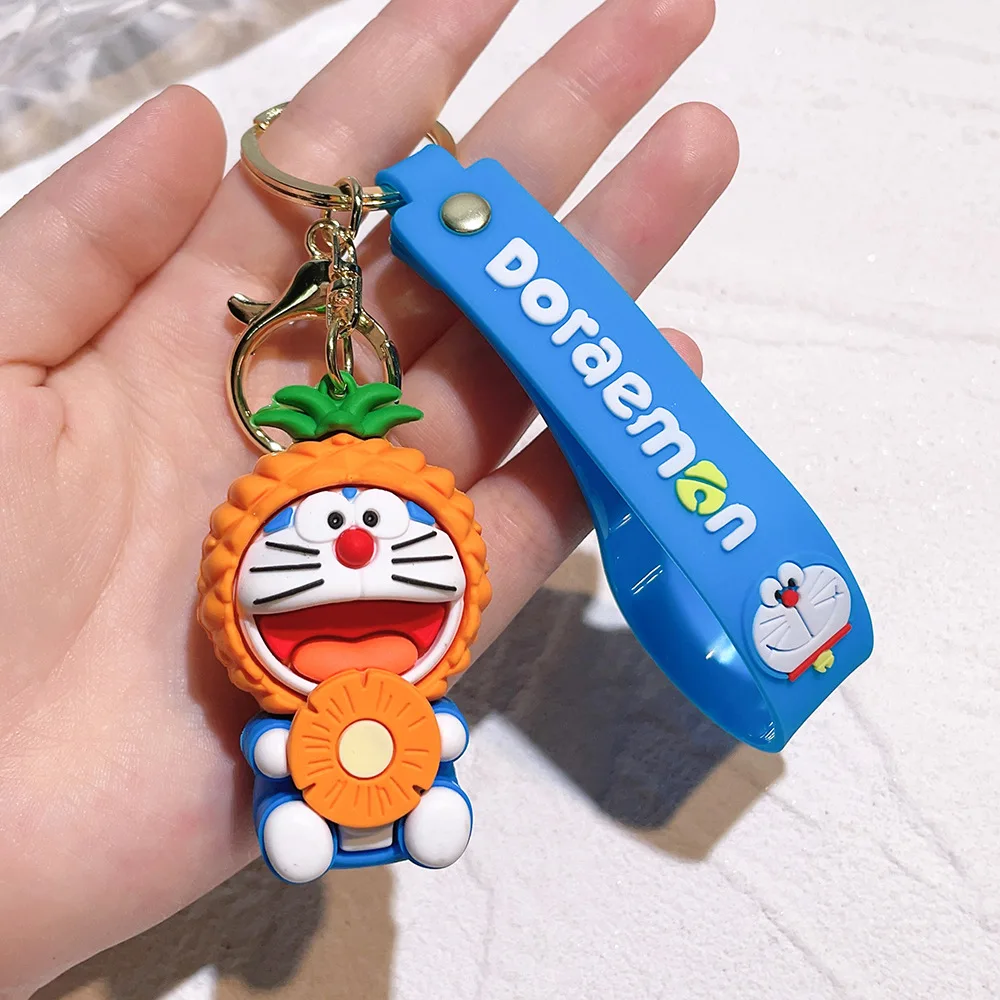 Новый фруктовый брелок Doraemon Dingdang кошка ананас серии дуриан кулон кукла машина Слепая Коробка подарок оптом