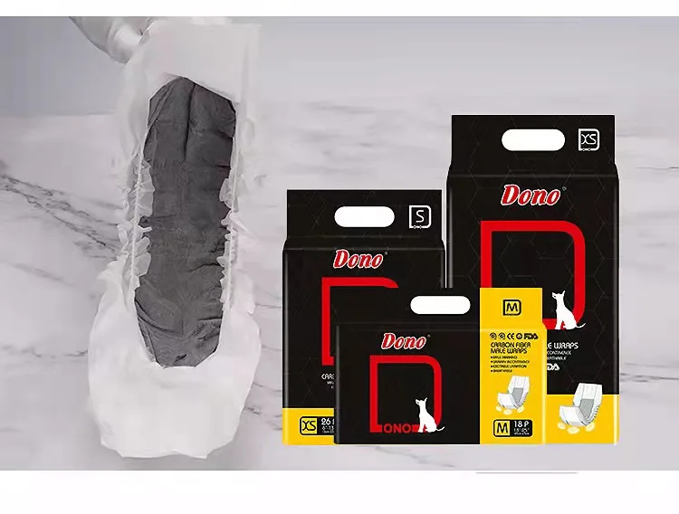 DONO Dog Diapers carbon male Disposable Pet Diapers Dog Physiological Pants Puppy Diaper Panties for Dogs
