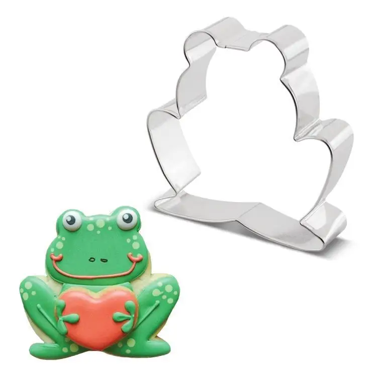 430 Stainless Steel Frog Deer Head Cookie Cutter 2 Cute Deer Cookie Cutter