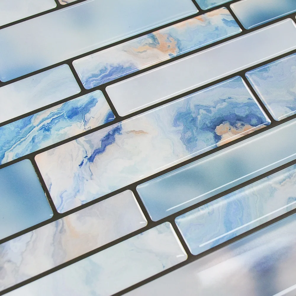 3D мозаика для кухни Backsplash кожуру и палкой плитка виниловая наклейка на