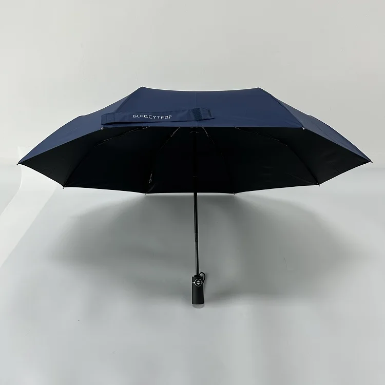 Wholesale Custom Automatic Opening And Closing Folding Reverse Promotions Parasol Umbrella With Logo Windproof For The Rain