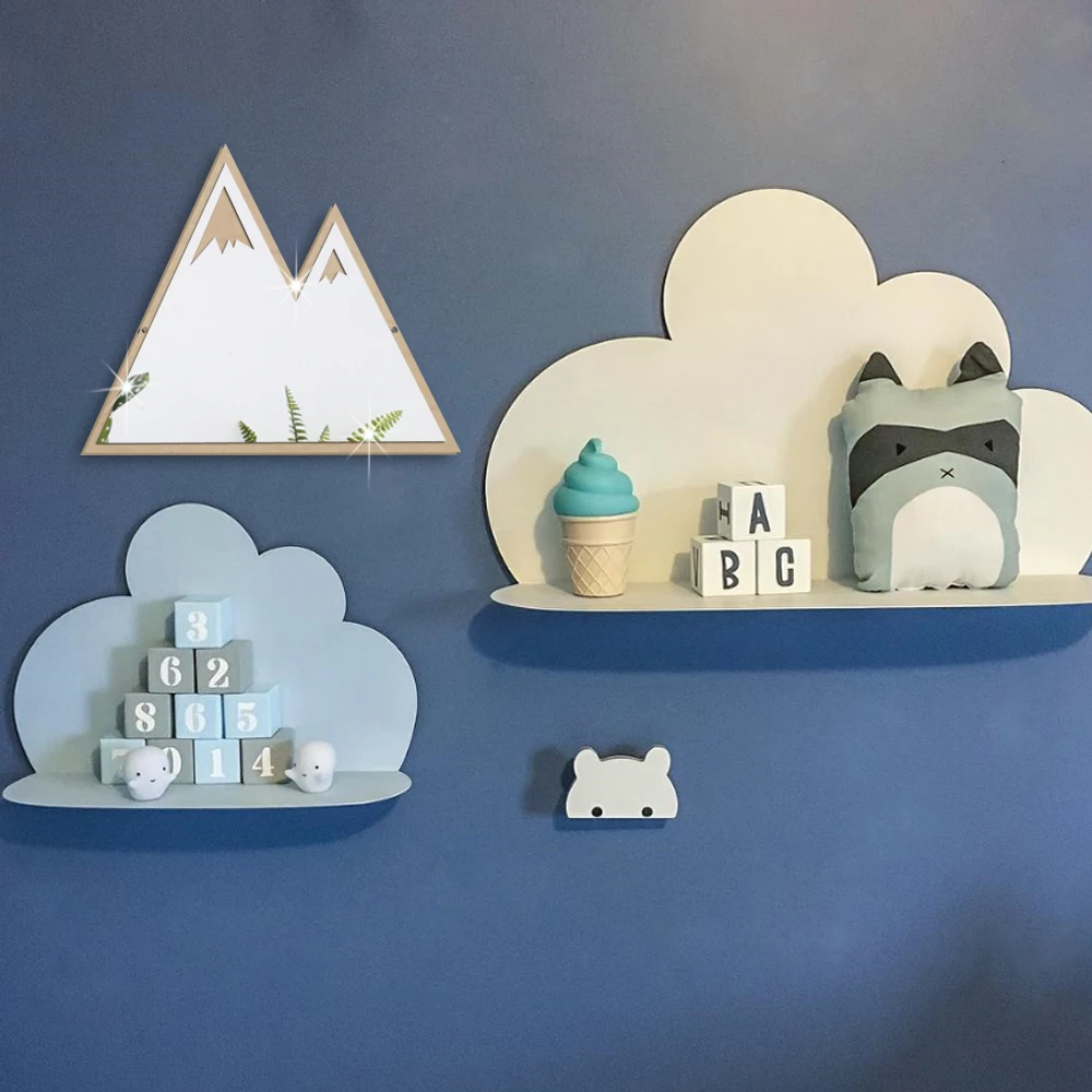  Акриловое зеркало Funlife для украшения комнаты девочки 3D подвесное украшение в стиле инстаграм Северной Европы Прямая поставка с завода