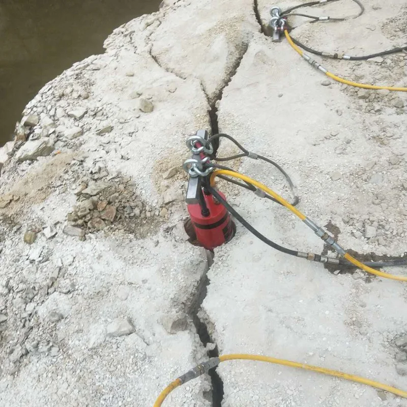 Dingli Hard Rock Breaking Hydraulic Splitting Machine, Piston Rock Splitter