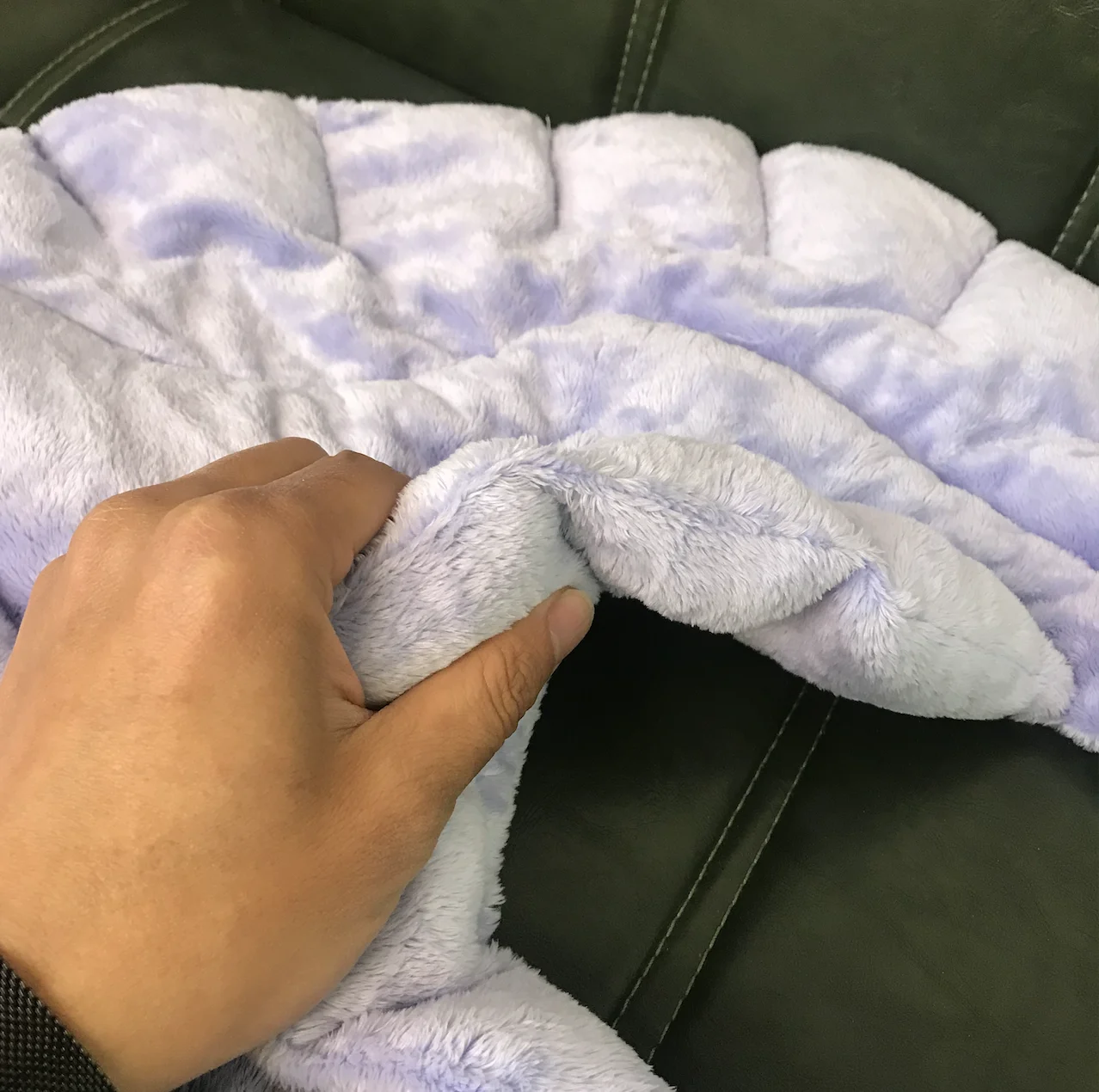 Heenlong Cotton Wheat Bag Neck Pillow to Keep Warm U-shaped Cervical Neck Pillow Flaxseed Filling Heating Bag