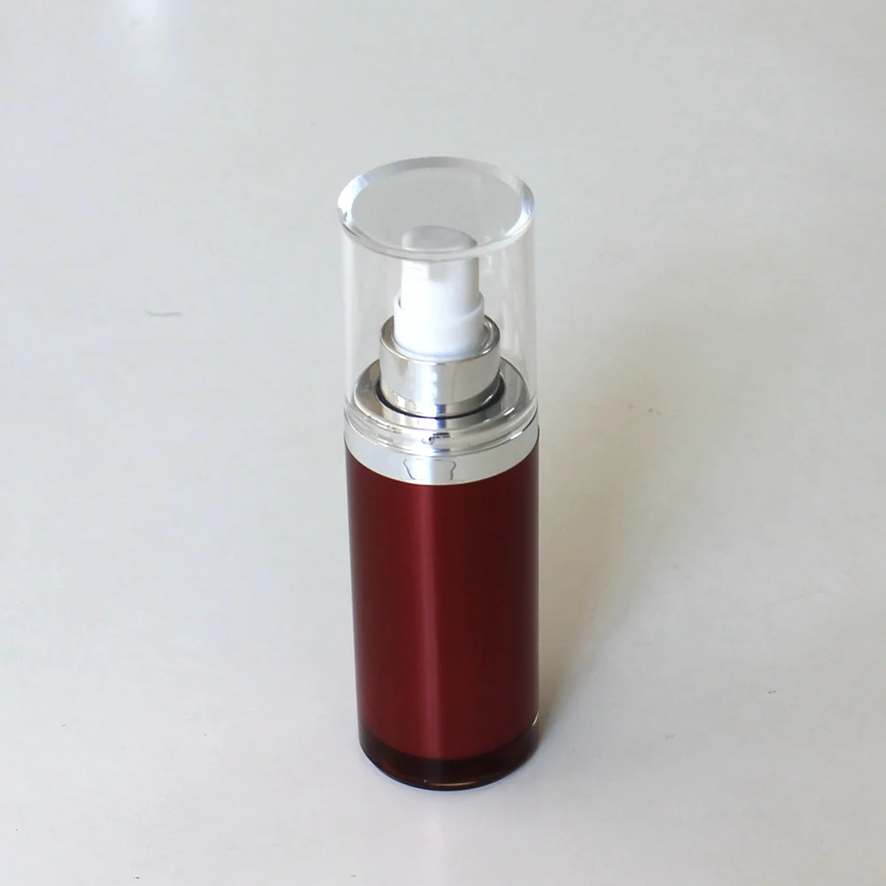 
Wholesale luxury amber skin care cosmetic packaging pet airless bottle 