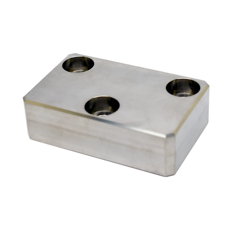 Mass Production Polishing Stainless Steel Milling CNC Machining Slot Block Parts