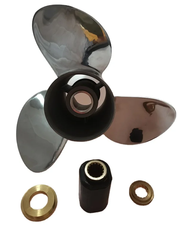 3 blades14X23 RH  boat prop Stainless Steel  Propeller  Interchangeable  OUTBOARD PROPELLER MARINE PROPELLER
