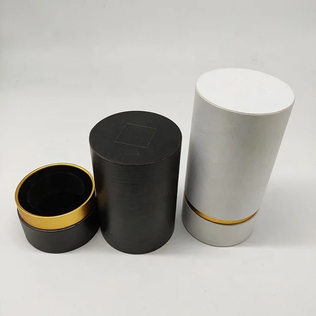 Индивидуальные косметические контейнеры, биоразлагаемая трубка из крафт-бумаги для упаковки парфюмерных бутылок объемом 100 мл, 50 мл